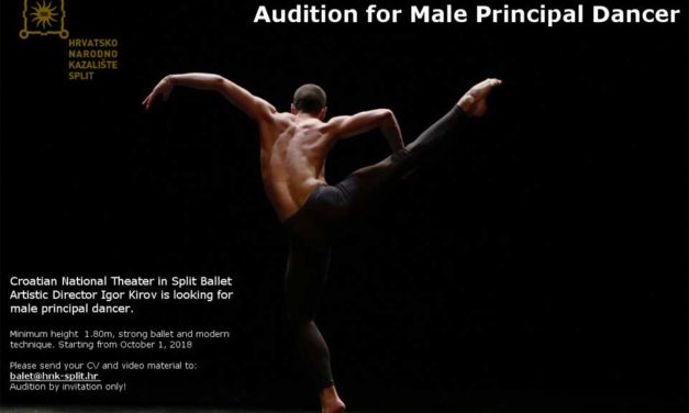 Audition Notice Croatian National Theatre