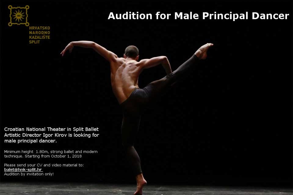 Audition Notice Croatian National Theatre