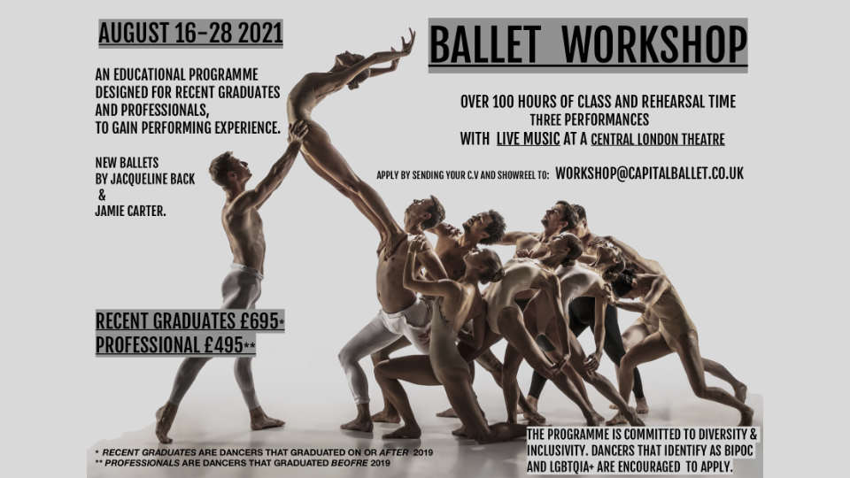 Ballet Workshop With Capital Ballet Company