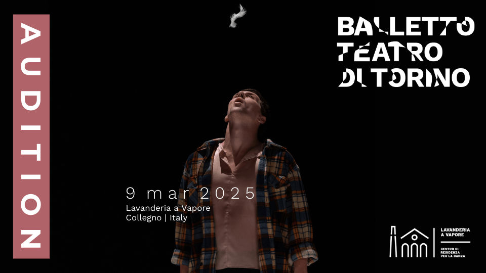 Audition Notice Balletto Teatro di Torino
