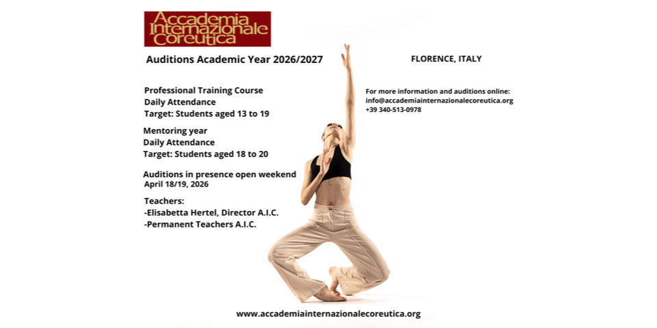 Accademia Internazionale Coreutica Auditions 2026 2027