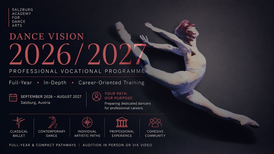 SADA Dance Vision 2026/2027 | Professional Vocational Programme