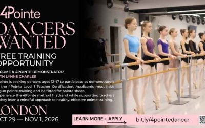 4Pointe Dancers Wanted: Free Demonstrator Opportunity in London