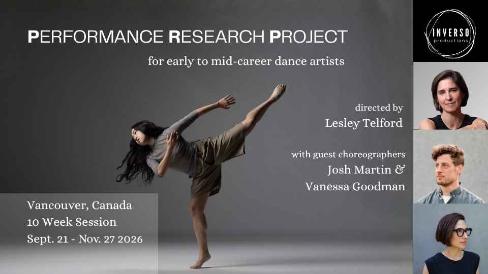 Performance Research Project (PRP) Led By Lesley Telford