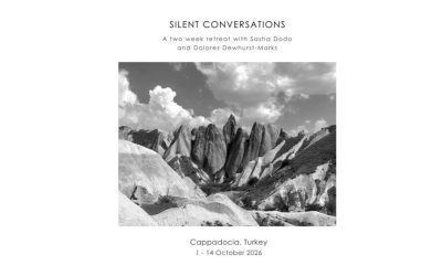Silent Conversations – 2 Week Retreat For Contemplative Hiking, Contact Improvisation and Poetry with Sasha Dodo and Dolores Dewhurst – Marks