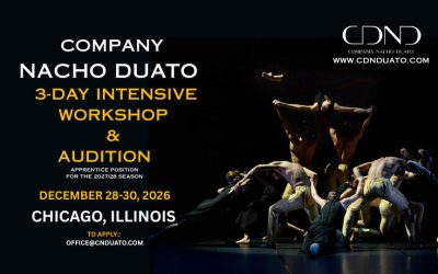 Three – Day Intensive Workshop & Audition For Apprentice Position