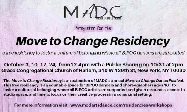 ATTN: BIPOC Dancers & Choreographers in NY, NJ, CT, & PA