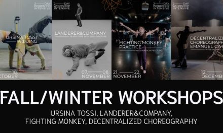 Workshop Intensives: URSina Tossi / Landerer & Company / Fighting Monkey / Decentralized Choreography (Michael Lohr / Emanuel Gat)