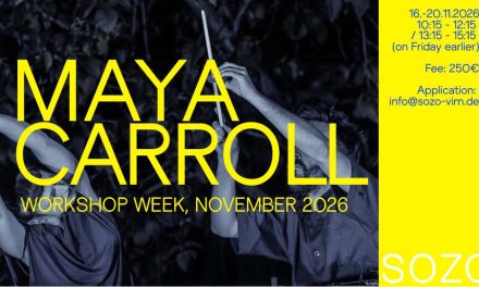 “The Instrument” Workshop With Maya & Roy Carroll