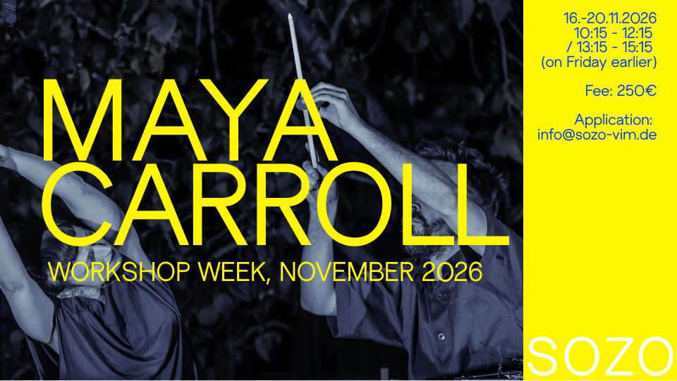 “The Instrument” Workshop With Maya & Roy Carroll