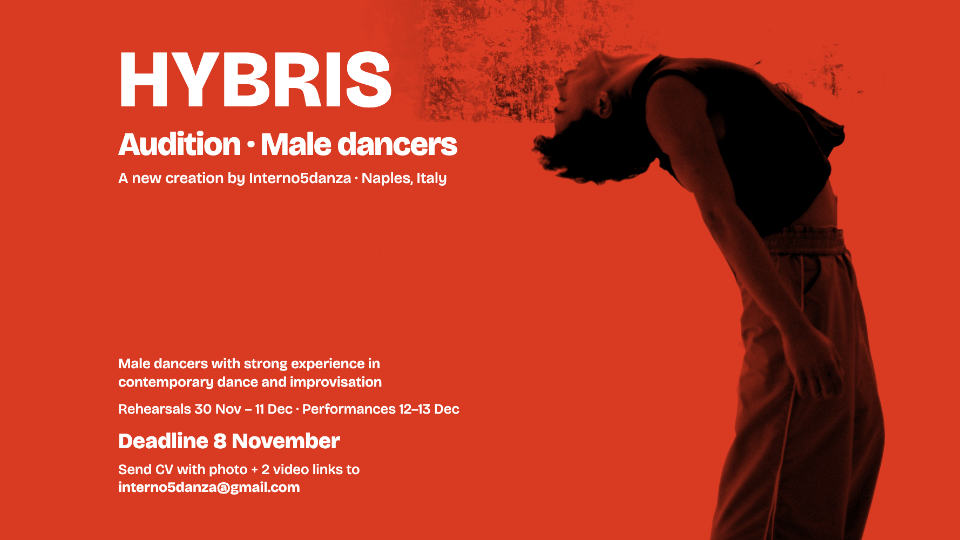 Audition Notice interno5danza