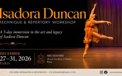 Isadora Duncan Technique & Repertory Workshop In Paris
