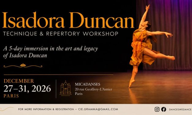 Isadora Duncan Technique & Repertory Workshop In Paris